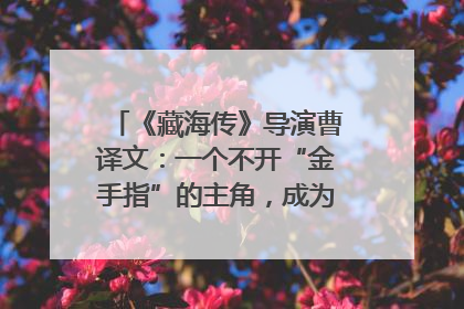 《藏海传》导演曹译文：一个不开“金手指”的主角，成为苍生守护者
