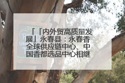 「内外贸高质量发展」永春县：永春香全球供应链中心、中国香都选品中心相继运营——一根香“点燃”百亿产业
