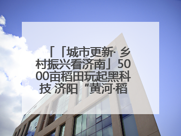 「城市更新· 乡村振兴看济南」5000亩稻田玩起黑科技 济阳“黄河·稻乡湾”靠“非遗+露营”火出圈