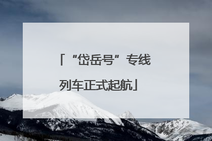 “岱岳号”专线列车正式起航