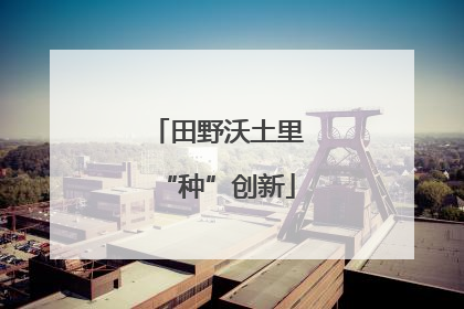 田野沃土里“种”创新