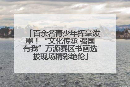 百余名青少年挥毫泼墨！“文化传承 强国有我”万源赛区书画选拔现场精彩绝伦