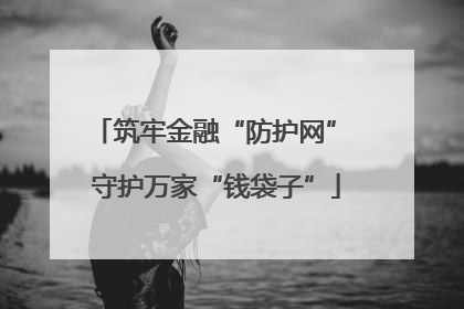 筑牢金融“防护网” 守护万家“钱袋子”