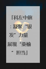 科左中旗：凝聚“银发”力量 展现“桑榆”担当