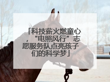 科技薪火燃童心，“电照风行”志愿服务队点亮孩子们的科学梦