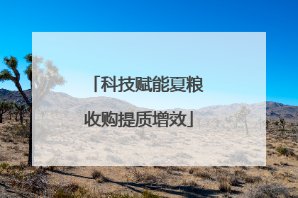 科技赋能夏粮收购提质增效