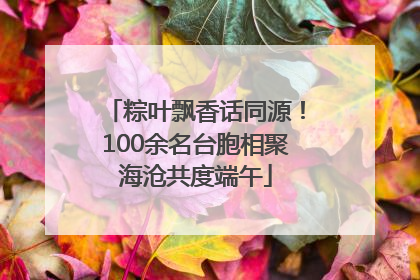 粽叶飘香话同源！100余名台胞相聚海沧共度端午