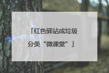 红色驿站成垃圾分类“微课堂”