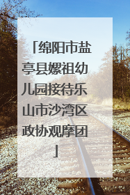 绵阳市盐亭县嫘祖幼儿园接待乐山市沙湾区政协观摩团