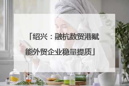 绍兴：融杭数贸港赋能外贸企业稳量提质