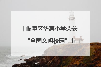 临潼区华清小学荣获“全国文明校园”