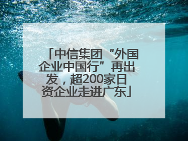 中信集团“外国企业中国行”再出发,超200家日资企业走进广东