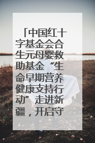 中国红十字基金会合生元母婴救助基金“生命早期营养健康支持行动”走进新疆，开启守护母婴新篇章！