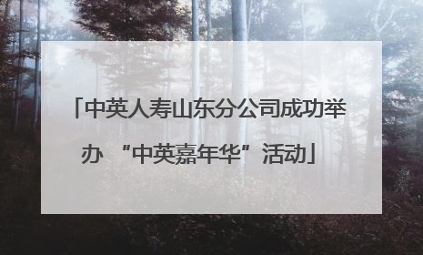 中英人寿山东分公司成功举办 “中英嘉年华”活动