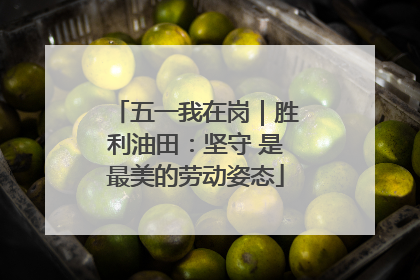 五一我在岗｜胜利油田：坚守 是最美的劳动姿态