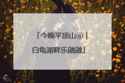 今晚平顶山⑥｜白龟湖畔乐融融