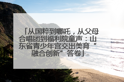 从国粹到哪吒，从父母合唱团到福利院童声：山东省青少年宫交出美育“融合创新”答卷