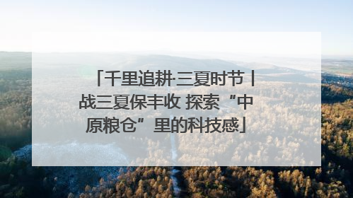 千里追耕·三夏时节丨战三夏保丰收 探索“中原粮仓”里的科技感