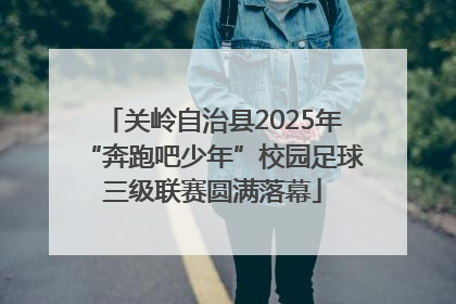 关岭自治县2025年“奔跑吧少年”校园足球三级联赛圆满落幕