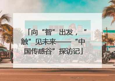 向“智”出发，“触”见未来——“中国传感谷”探访记