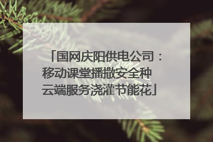 国网庆阳供电公司：移动课堂播撒安全种 云端服务浇灌节能花