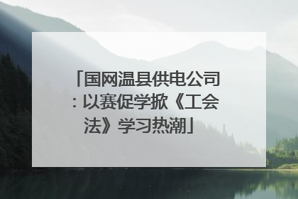 国网温县供电公司：以赛促学掀《工会法》学习热潮