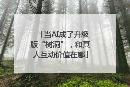 当AI成了升级版“树洞”，和真人互动价值在哪
