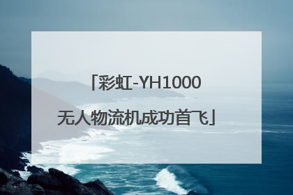 彩虹-YH1000无人物流机成功首飞
