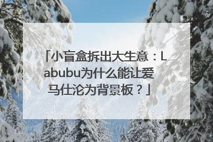 小盲盒拆出大生意：Labubu为什么能让爱马仕沦为背景板？