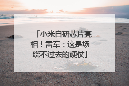 小米自研芯片亮相！雷军：这是场绕不过去的硬仗