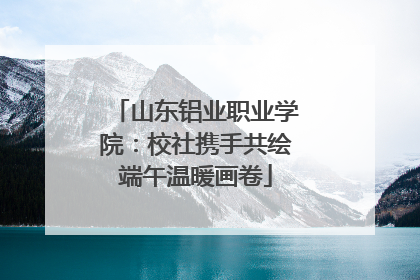 山东铝业职业学院：校社携手共绘端午温暖画卷