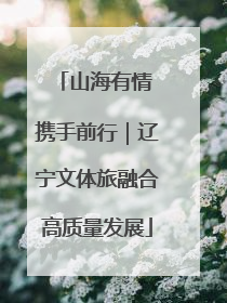 山海有情 携手前行｜辽宁文体旅融合高质量发展