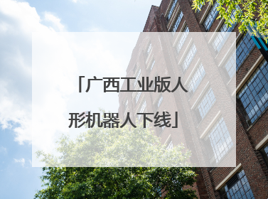 广西工业版人形机器人下线