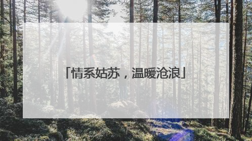 情系姑苏，温暖沧浪