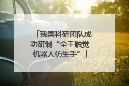 我国科研团队成功研制“全手触觉机器人仿生手”