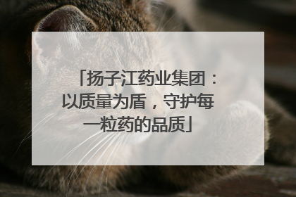 扬子江药业集团：以质量为盾，守护每一粒药的品质