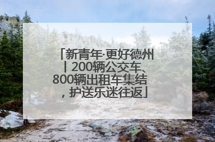 新青年·更好德州丨200辆公交车、800辆出租车集结，护送乐迷往返