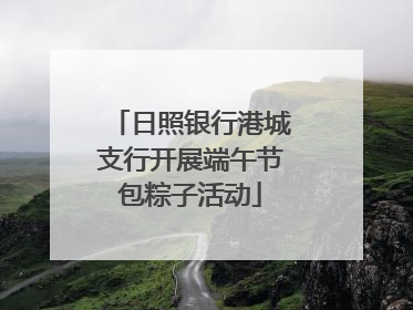日照银行港城支行开展端午节包粽子活动