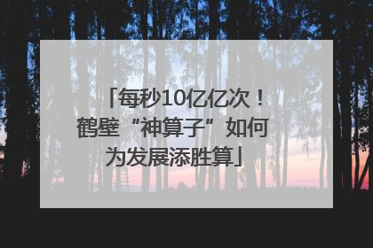 每秒10亿亿次！鹤壁“神算子”如何为发展添胜算