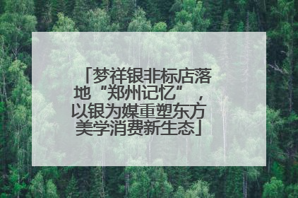 梦祥银非标店落地“郑州记忆”，以银为媒重塑东方美学消费新生态
