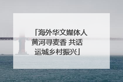 海外华文媒体人黄河寻麦香 共话运城乡村振兴