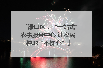 渌口区：“一站式”农事服务中心 让农民种地“不操心”