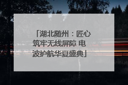 湖北随州：匠心筑牢无线屏障 电波护航华夏盛典
