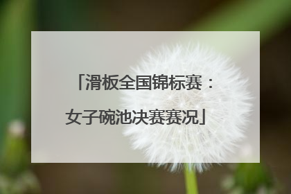 滑板全国锦标赛：女子碗池决赛赛况