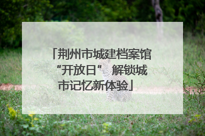 荆州市城建档案馆“开放日” 解锁城市记忆新体验