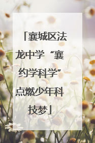 襄城区法龙中学“襄约学科学”点燃少年科技梦