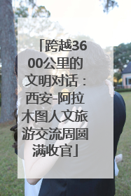 跨越3600公里的文明对话：西安-阿拉木图人文旅游交流周圆满收官