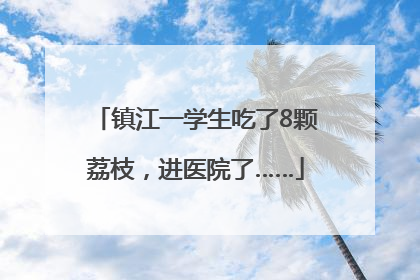 镇江一学生吃了8颗荔枝，进医院了……