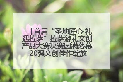 首届“圣地匠心·礼遇拉萨”拉萨游礼文创产品大赛决赛圆满落幕 20强文创佳作绽放雪域文化魅力