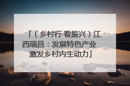 （乡村行·看振兴）江西瑞昌：发展特色产业 激发乡村内生动力